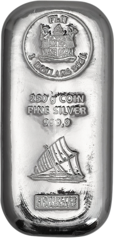 250 g Silber Fiji Münzbarren (Argor Heraeus)