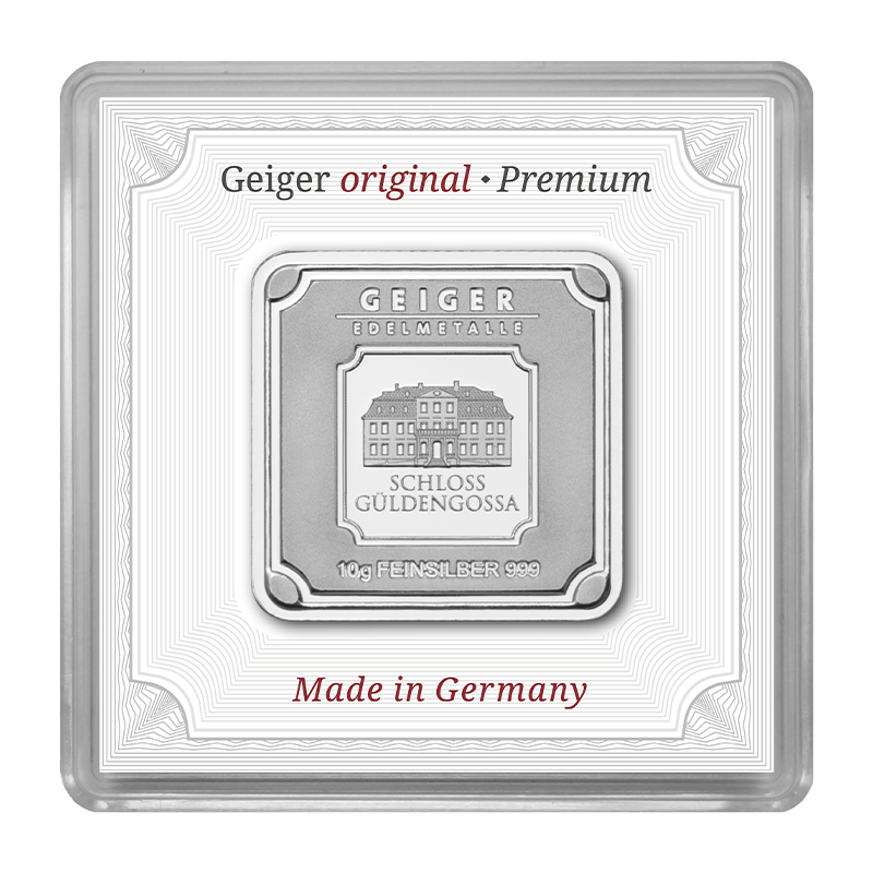 10g Silberbarren Geiger