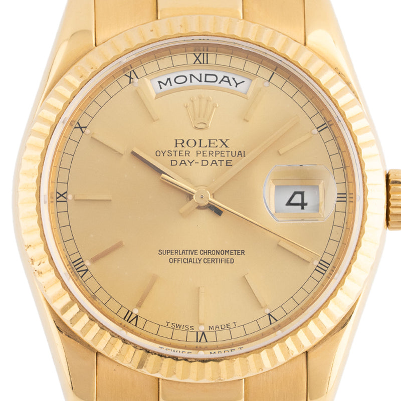 Day-Date 36mm Golden Dial 2003 - 118238