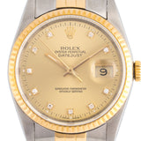 Datejust 36mm Golden Factory Diamond Dial 1989 - 16233