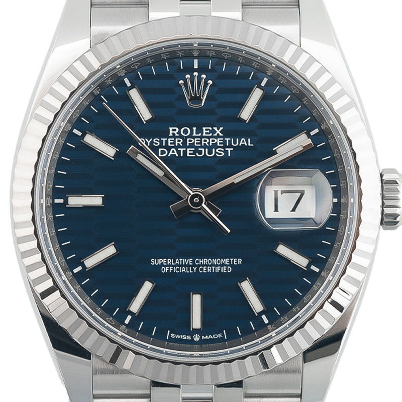 Datejust 36mm Blue Motif Dial 2022 Jubilee - 126234