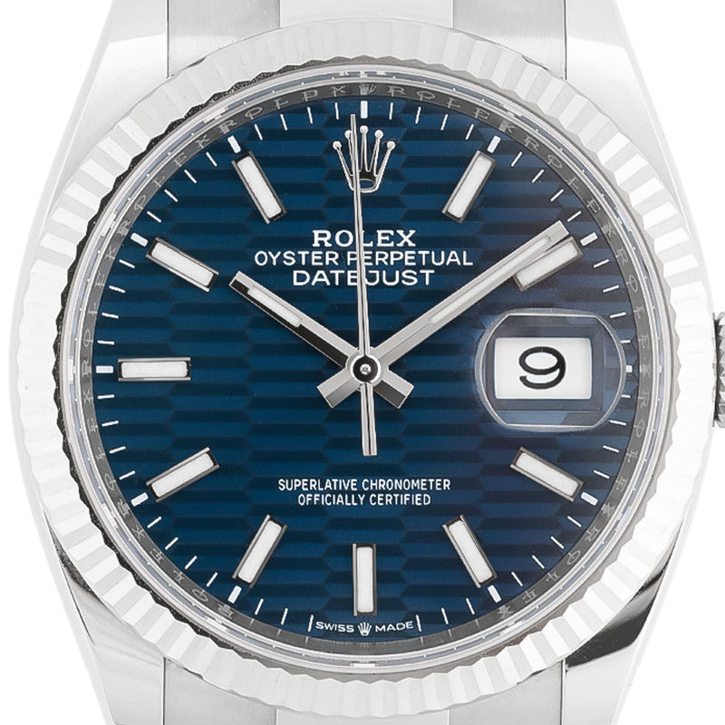 Datejust 36mm Blue Motif Dial 2022 Oyster - 126234