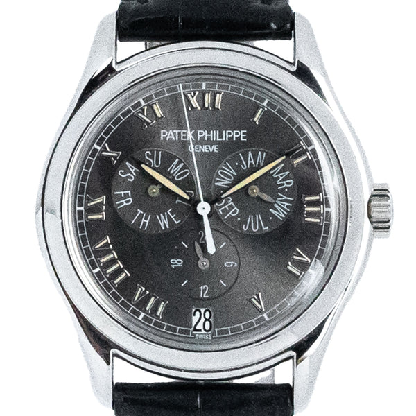 Annual Calendar Platinum Automatic Grey Dial - 5035P