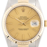 Datejust 36mm Golden Dial 1991 - 16233