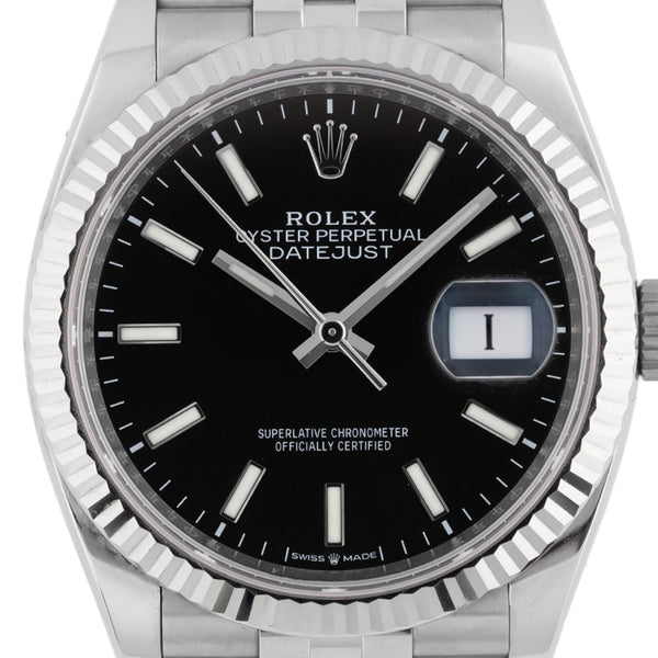 Datejust 36mm Black Dial 2023 Jubilee - 126234