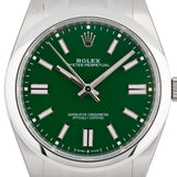 Oyster Perpetual 41mm Green Dial Full Set LC100 2020 - 124300