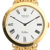 Cellini Yellow Gold White Dial 30mm - 3838