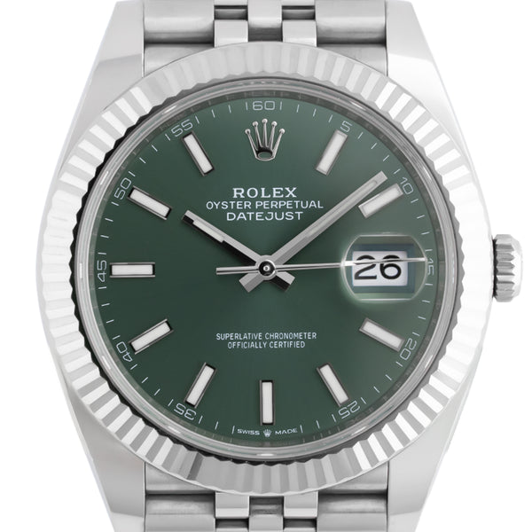 Datejust 41mm Green Dial 2024 Jubilee - 126334