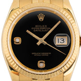 Datejust 36mm Onyx Factory Diamond Dial 2011 - 116238