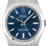 Oyster Perpetual 34mm Blue Dial 2024 - 124200