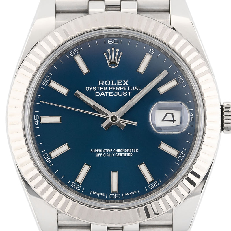 Datejust 41mm Blue Dial 2019 LC100 - 126334 – Marc Gebauer