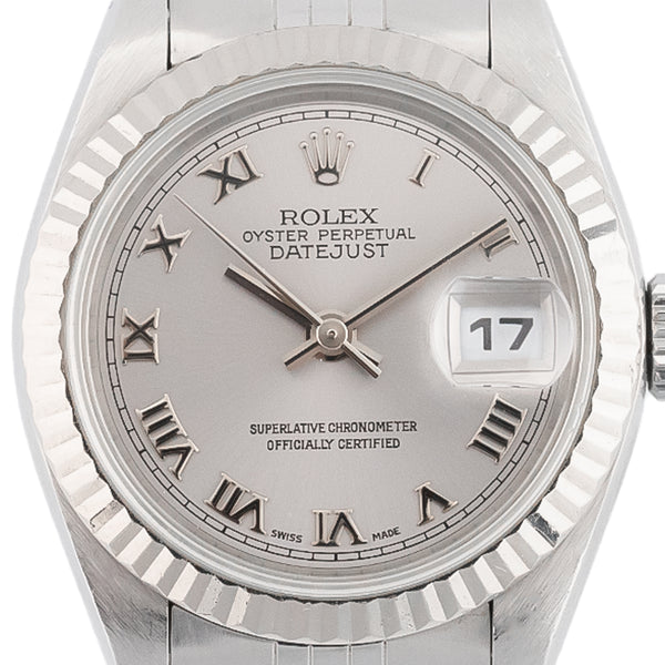 Lady Datejust 26mm Silver Roman Dial 1998 - 69174