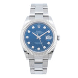 Datejust 41mm Blue Diamond Dial 2018 - 126334