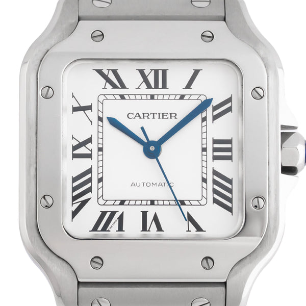 Santos Medium 35mm White Dial 2022 - WSSA0029