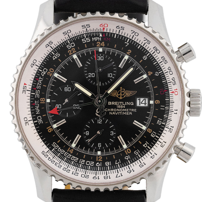 Navitimer World Black Dial 46mm - A24322