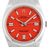 Oyster Perpetual 41mm Red Dial 2020 | 124300