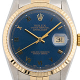 Datejust 36mm Blue Roman Dial 1995 - 16233