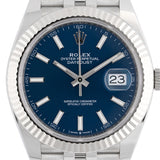 Datejust 41mm Blue Dial 2021 Jubilee - 126334