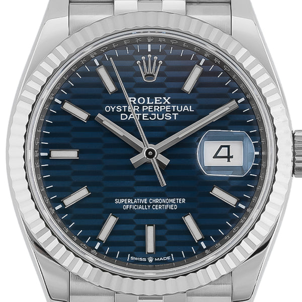 Datejust 36mm Blue Motif Dial 2021 Jubilee - 126234