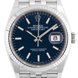 Datejust 36mm Blue Motif Dial 2024 Jubilee - 126234