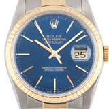 Datejust 36mm Blue Dial 1989 - 16233