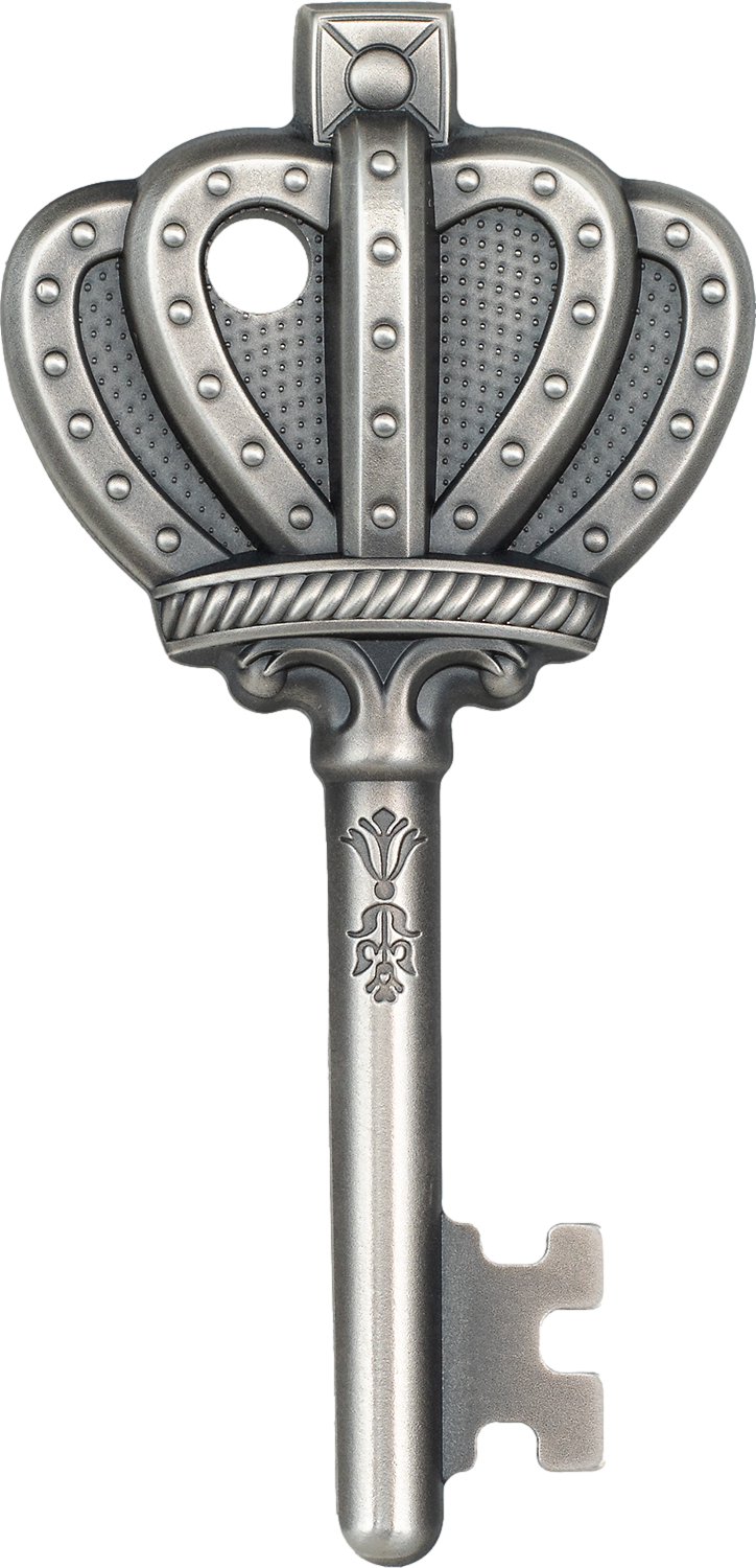 1 Unze Silber Key to my Kingdom 2023 AF (Auflage: 2.500 | Ultra High Relief | Antik Finish)
