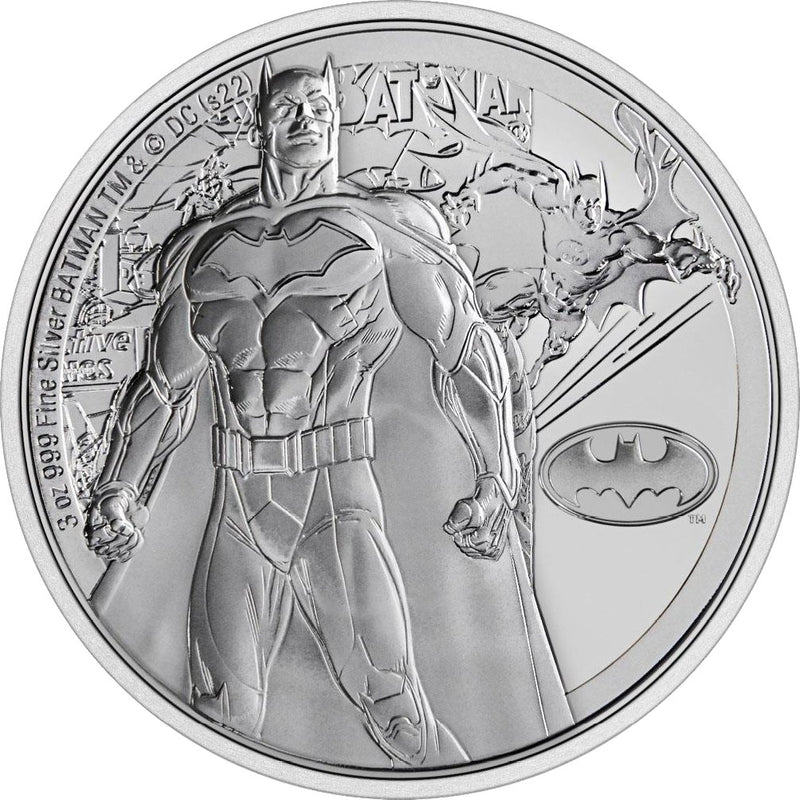 3 Unze Silber DC Classic Heroes Batman 2022 PP (Auflage: 1.000 | PP)