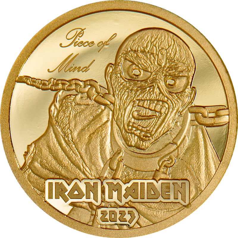 Iron Maiden - Piece of Mind Gold 2023 (Auflage: 15.000) - 0,5 g