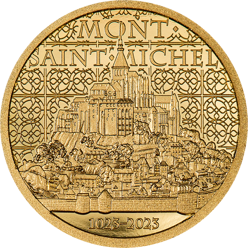 Mont-Saint-Michel Gold 2023 (Auflage: 5.000) - 0,5 g