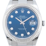 Datejust 41mm Blue Diamond Dial 2018 - 126334