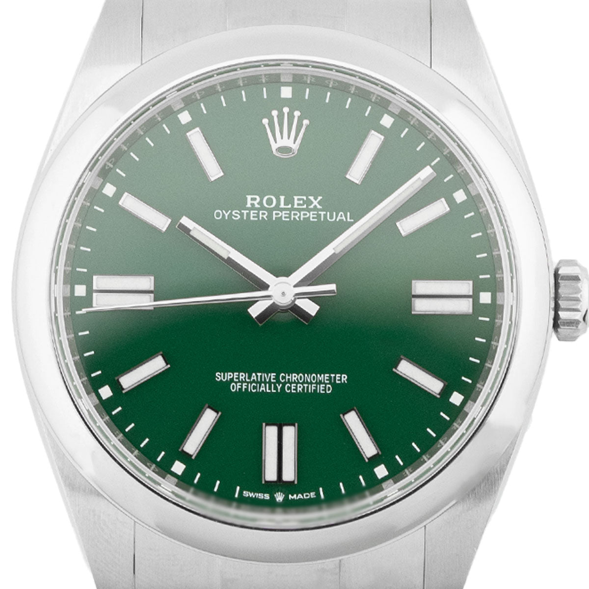 Oyster Perpetual 41mm Green Dial 2021 LC100 - 124300 – Marc Gebauer