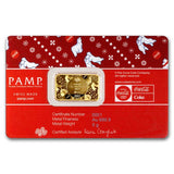 5 gr. Gold Bar - PAMP Coca-Cola® Polar Bear