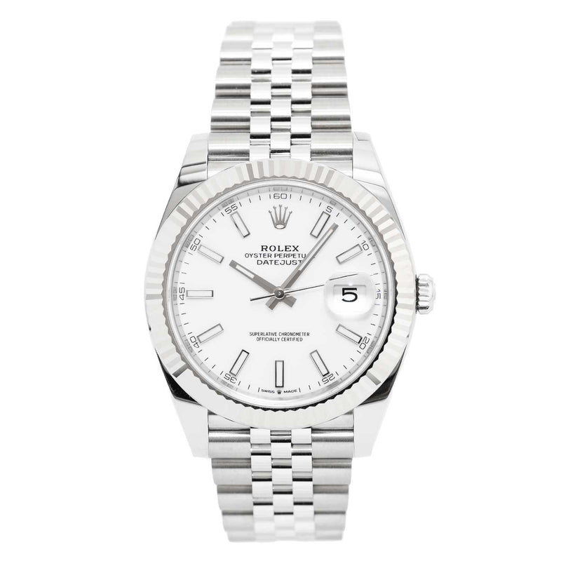 Datejust 41mm White Dial 2019 Jubilee - 126334