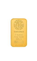 1 Unze Gold Kinebar AHSA geprägt 99,99 %