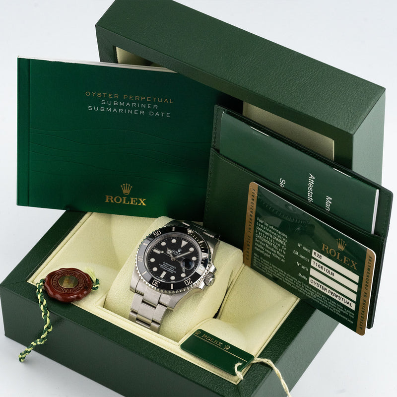 Submariner Date 2012 Stickered Full Set - 116610LN