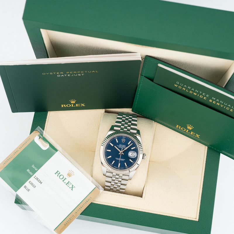 Datejust 41mm Blue Dial 2019 LC100 - 126334 – Marc Gebauer