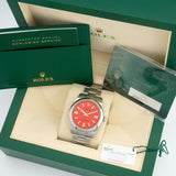 Oyster Perpetual 41mm Red Dial 2020 | 124300