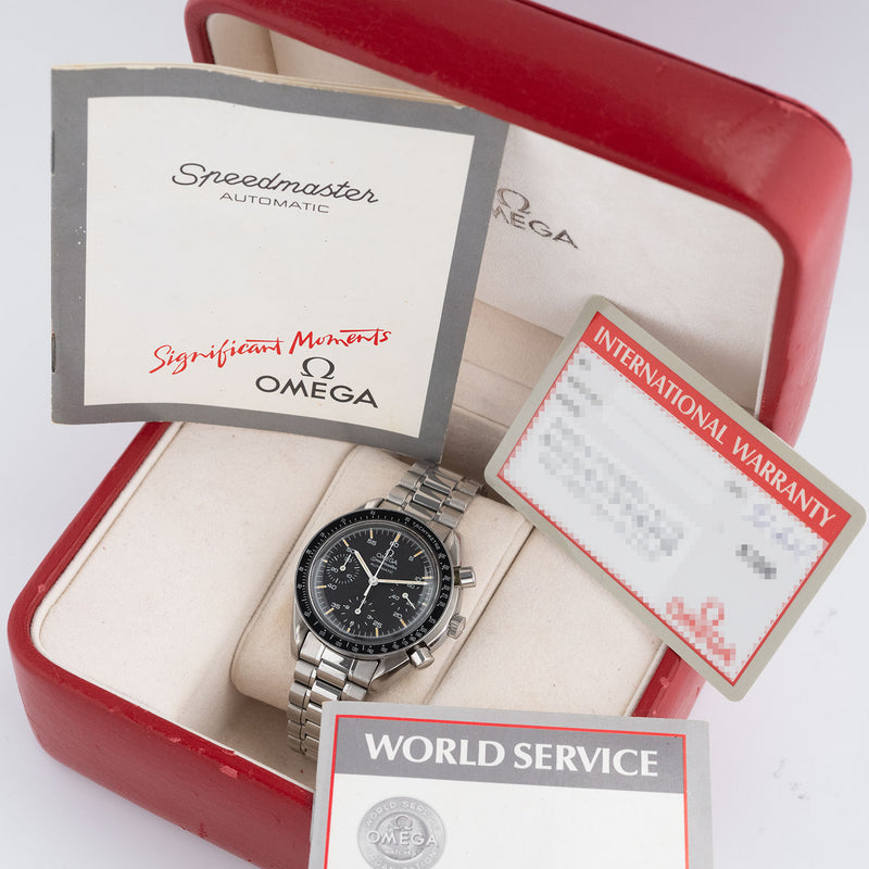 Speedmaster Automatic Reduced Tropical White Card 1992 - 3510.50.00