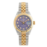 Lady Datejust 28mm Purple Tapestry Factory Diamond Dial - 279173G