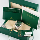 Oyster Perpetual 41mm Green Dial Full Set LC100 2020 - 124300