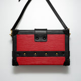 Petite Malle Shoulder Bag Epi Leather Red