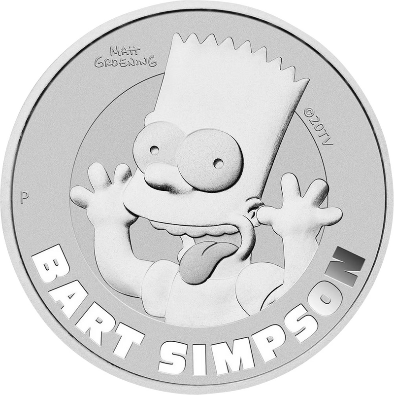 1 Unze Silber Bart Simpson 2022 (Auflage: 22.500)