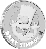 1 Unze Silber Bart Simpson 2022 (Auflage: 22.500)