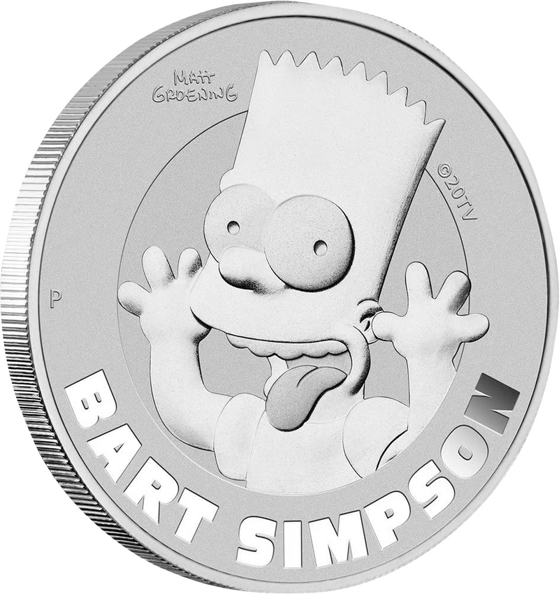 1 Unze Silber Bart Simpson 2022 (Auflage: 22.500)