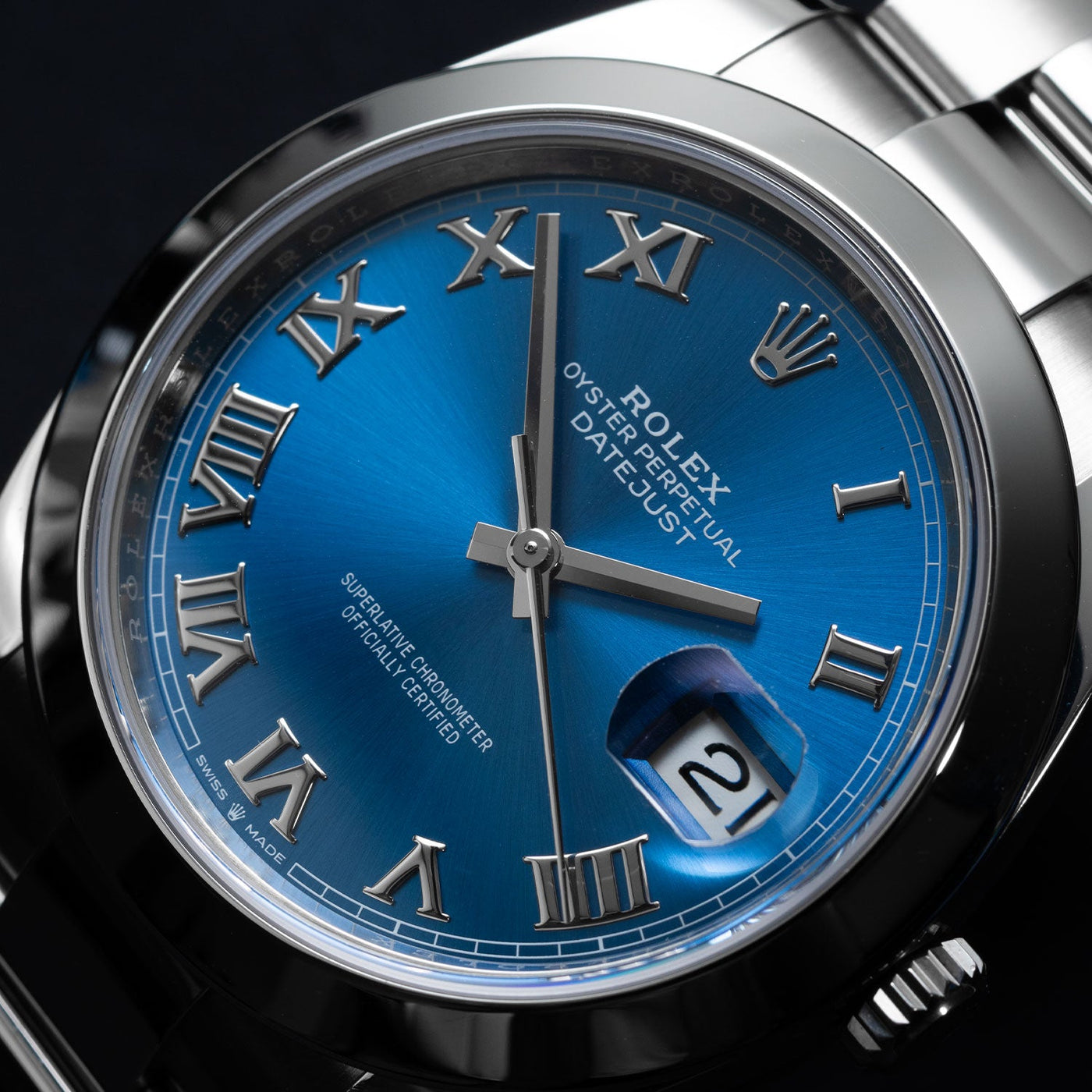 Datejust 41mm Blue Roman Dial 2020 LC100 - 126300 – Marc Gebauer