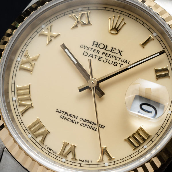 Datejust 36mm Ivory Roman Dial 1999 - 16233