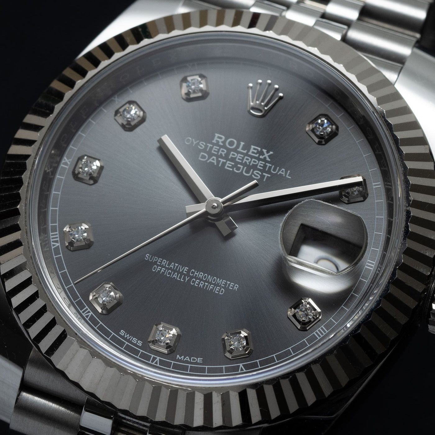 Datejust 41mm Rhodium Diamond Dial 2018 - 126334 – Marc Gebauer