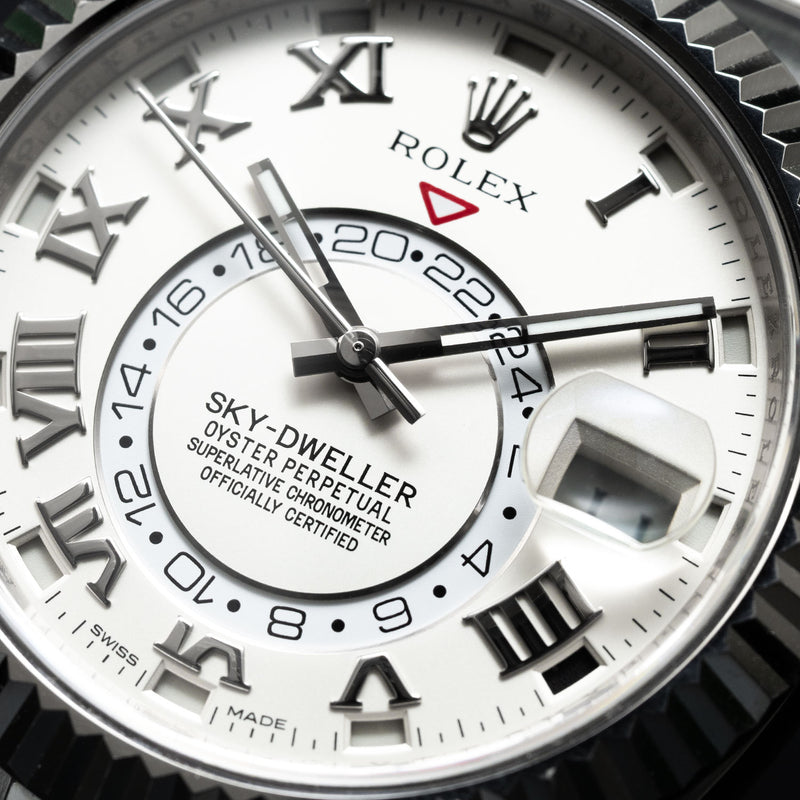 Sky-Dweller 42mm White Gold Ivory Dial 2014 LC 100 - 326939