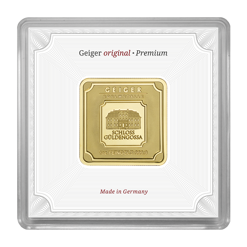 1 Unze Goldbarren Geiger