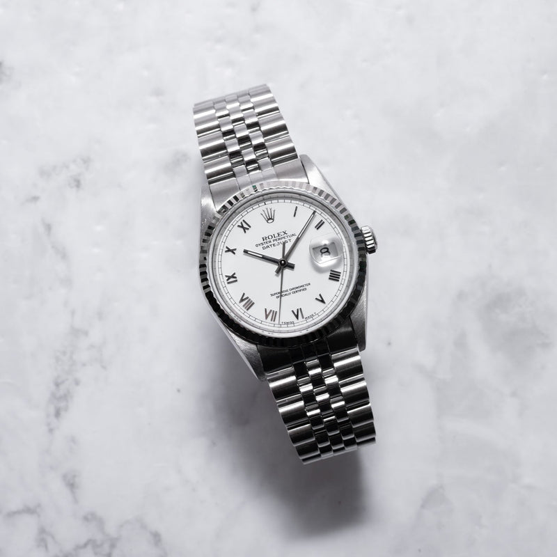 Datejust 36mm White Roman Dial 1996 - 16234